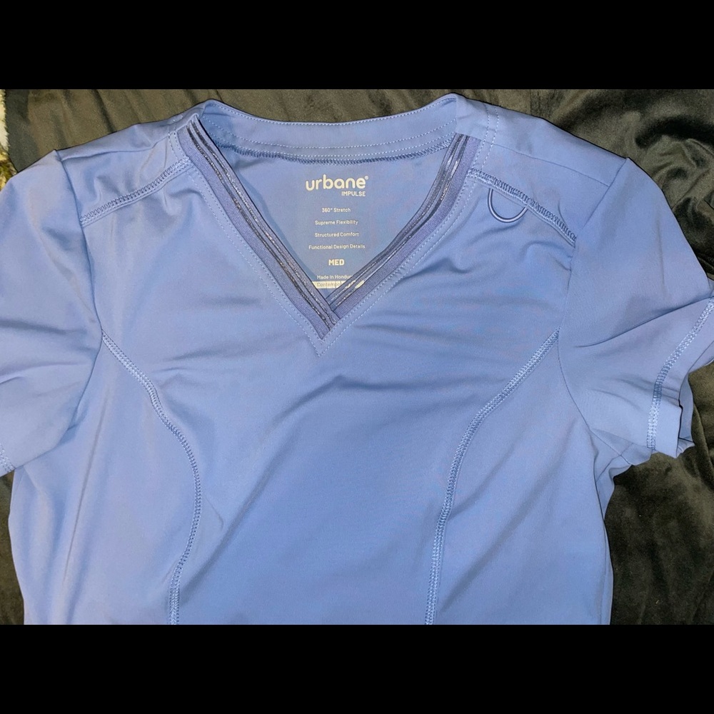 Urbane impulse ceil blue top, joggers, and jacket